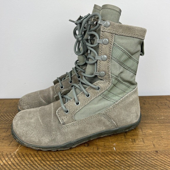 Tactical Research Boots Mens 7 Wide Gray TR103 Minimalist Combat Military Army - Picture 2 of 10